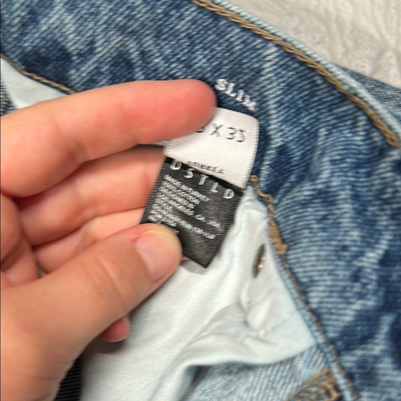 NWT DSTLD Slim 100% Cotton Blue Jeans Men's Size 32 x 32 - Picture 9 of 12